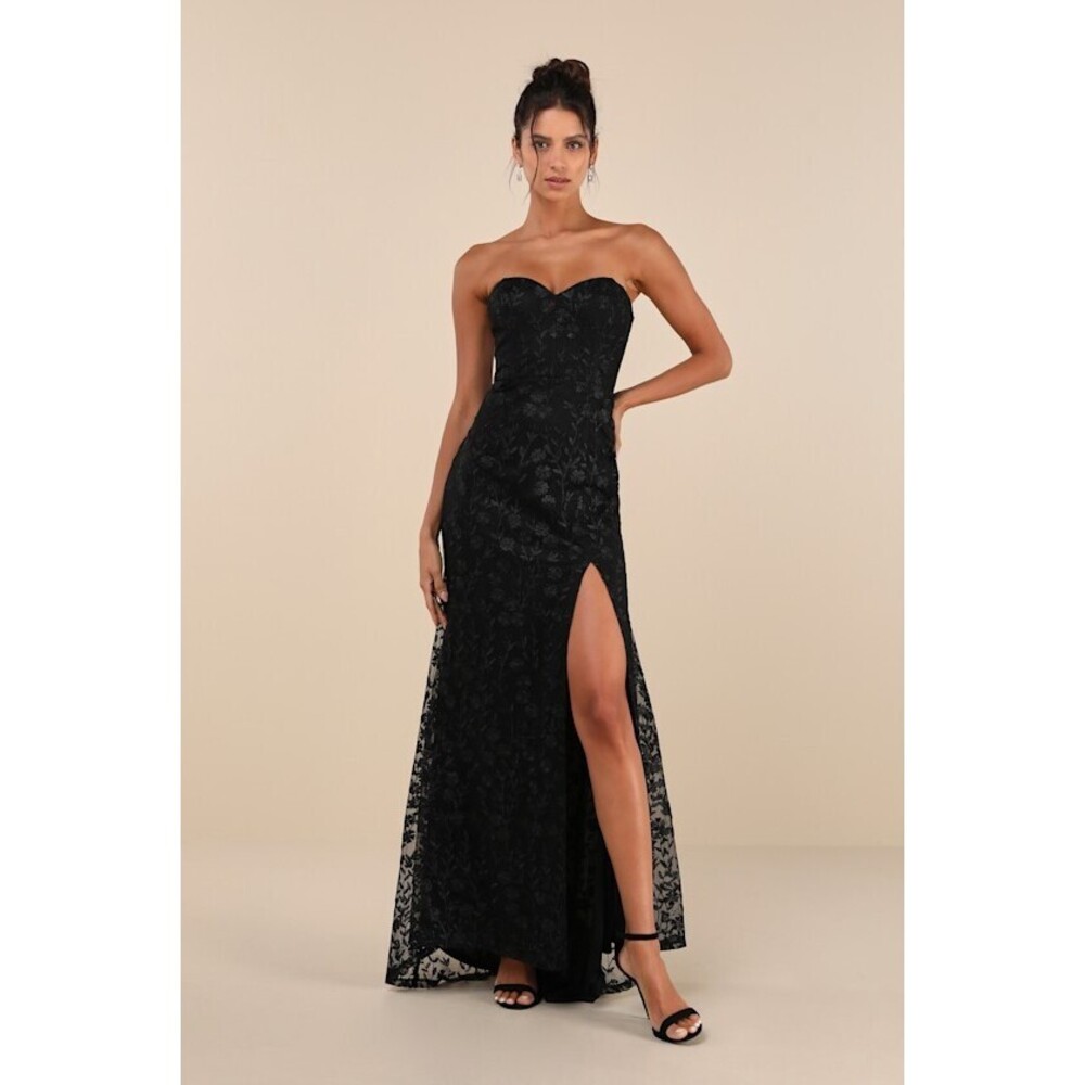 Lulu's Black Maxi Dress